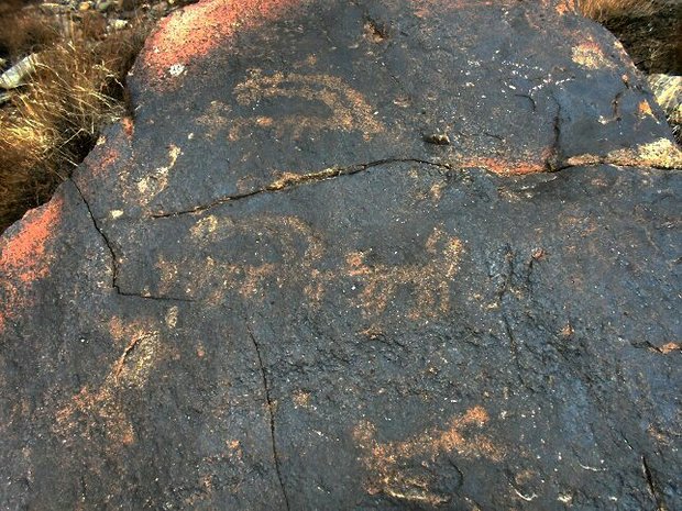 تعدادی سنگ نگاره در اردستان توسط مردم محلی کشف شد/قدمت مشخص نیست