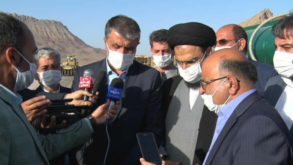 ۶۴ کیلومتر کنار گذر شرق اصفهان توسط رئیس جمهور افتتاح می شود