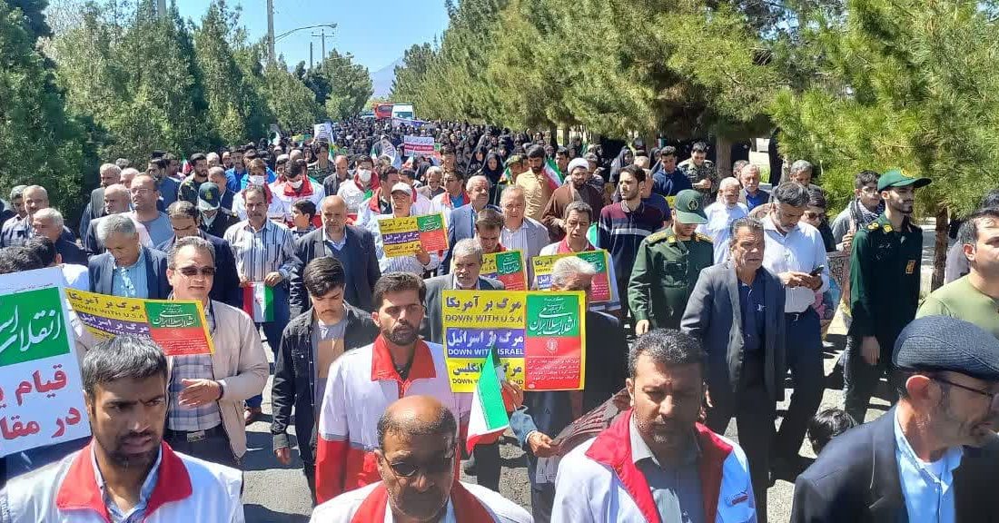 مسئولان اردستان در راهپیمایی روز قدس چه گفتند؟ + فیلم