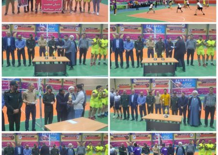 قهرمانی تیم هیئت والیبال بادرود در مسابقات والیبال جام رمضان زواره اردستان
